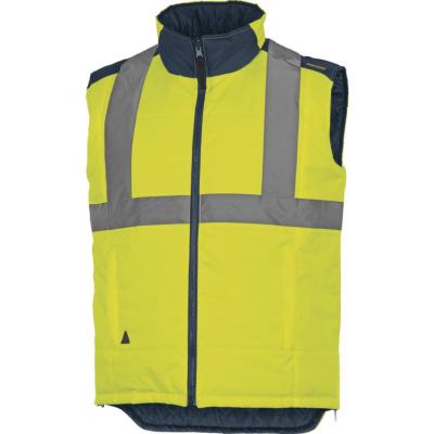 GILET CHAUD SANS MANCHE HAUTE VISIBILITE 