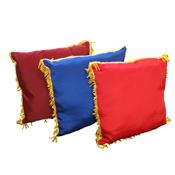 COUSSIN BLEU FRANGE BOUILLION