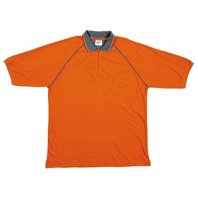 POLO AVEC ZIP MAILLE PIQUÉE
