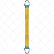 LOT DE 2 SANGLES PLATES RENFORCEES BOUCLES ID