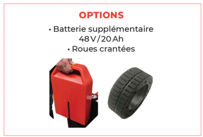 TRANSPALETTE ÉLECTRIQUE LITHIUM 2000 KG