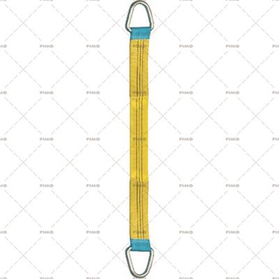 LOT DE 2 SANGLES PLATES RENFORCEES BOUCLES ID